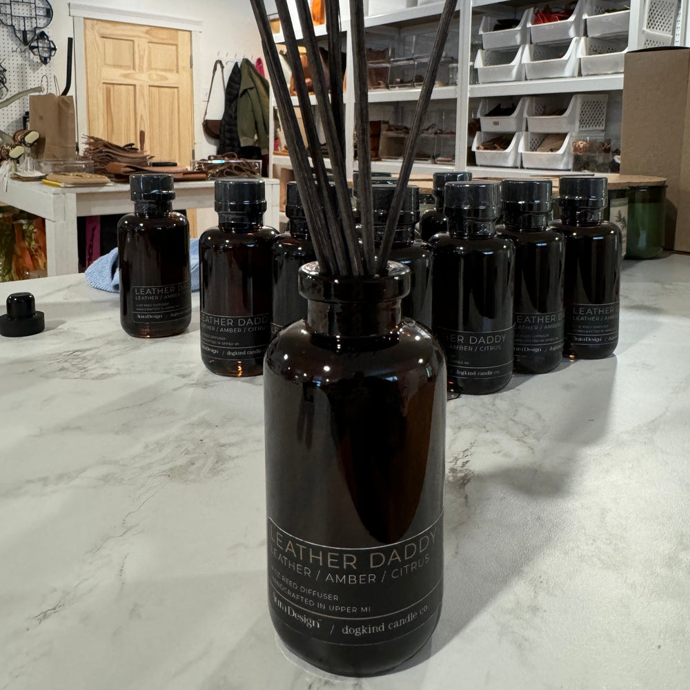 Leather Daddy reed diffuser