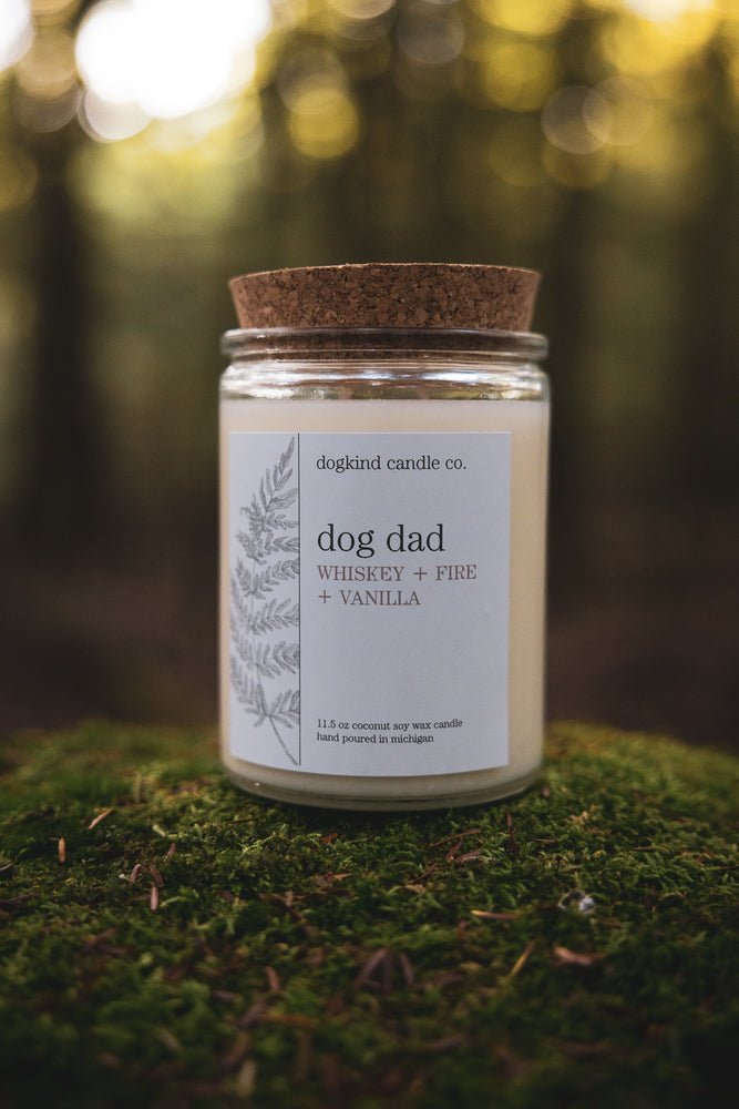 
                  
                    dog dad - whiskey, fire + vanilla
                  
                