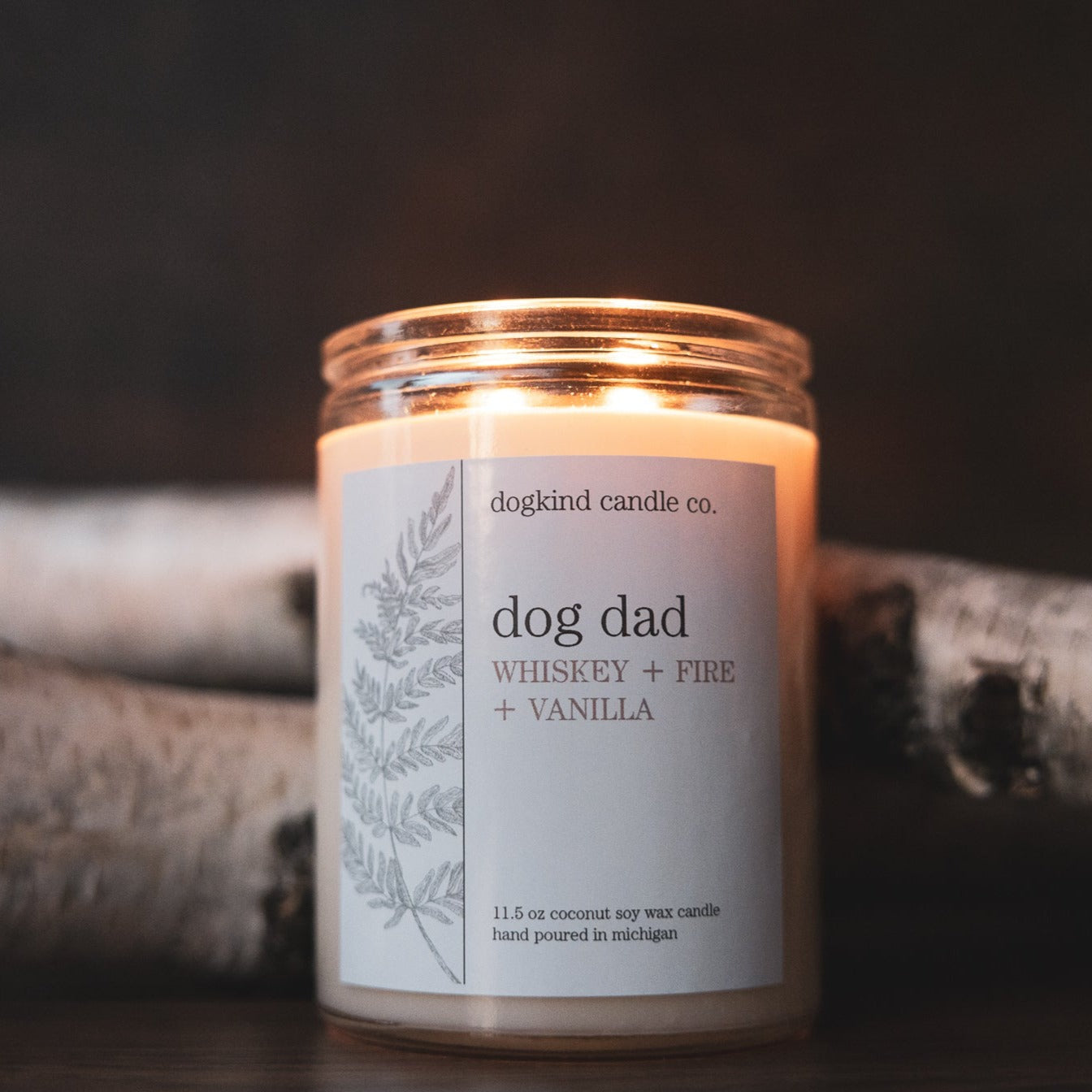 
                  
                    dog dad - whiskey, fire + vanilla
                  
                