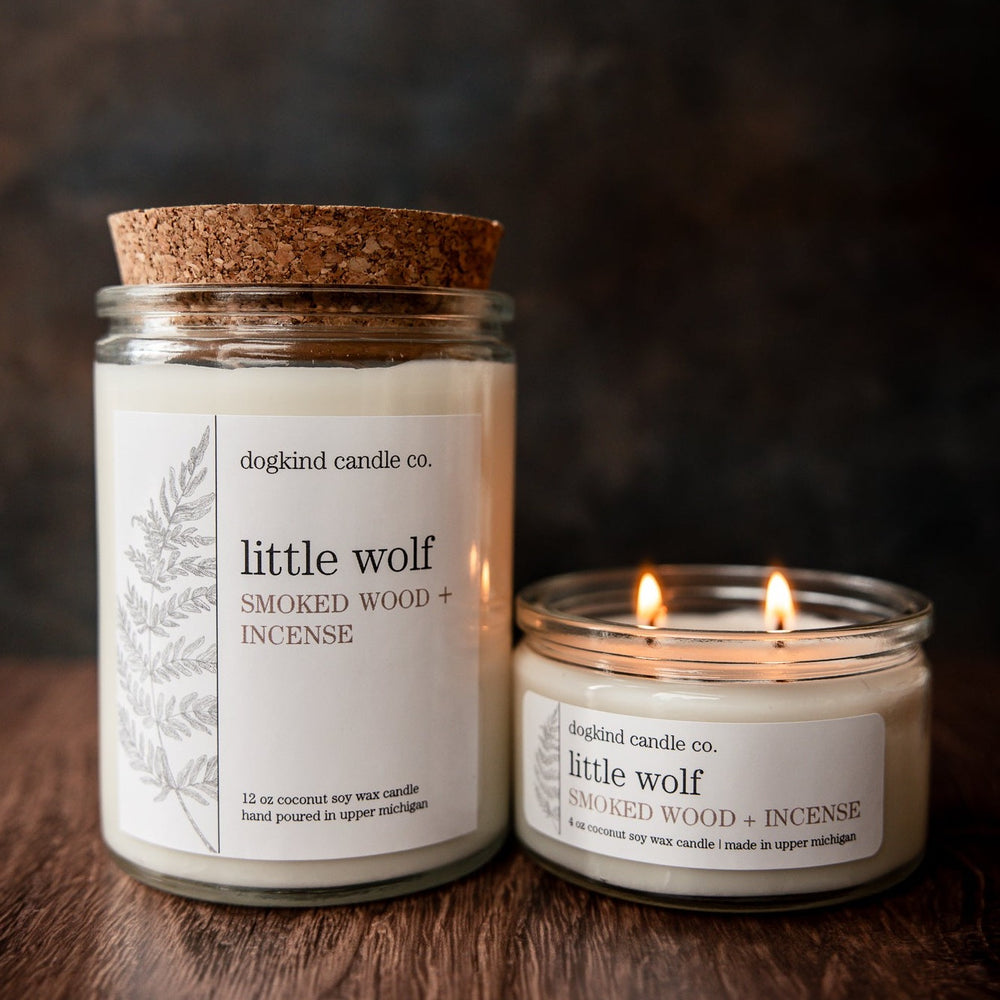 little wolf - smoked wood + incense